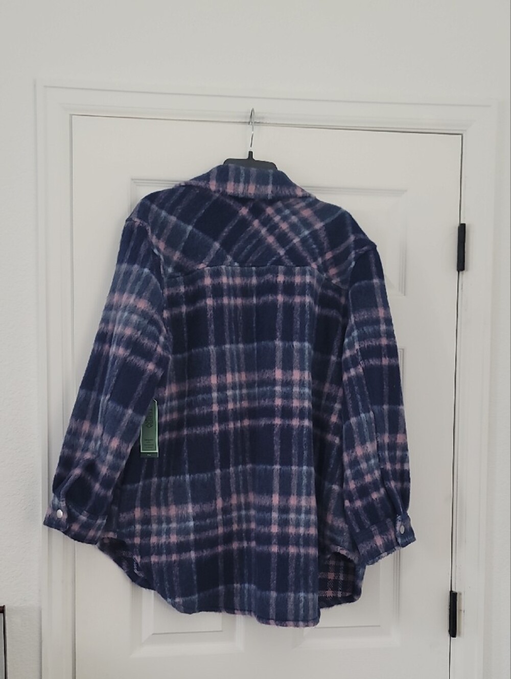 Plaid Shacket Jacket - Picture 3 of 5